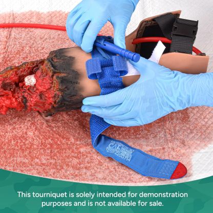 Wearable Arm Amputation Trauma Wound Packing Training Kit