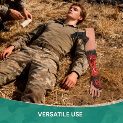 Wearable Arm Amputation Trauma Wound Packing Training Kit