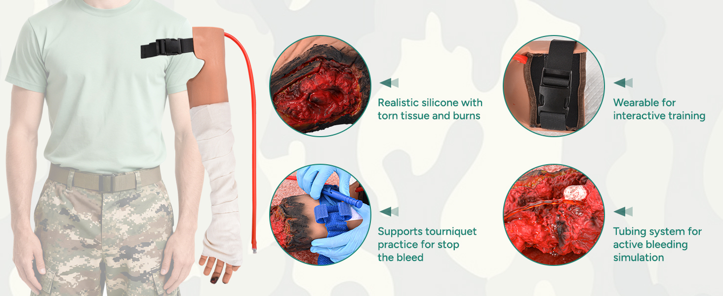 Wearable Arm Amputation Trauma Trainer