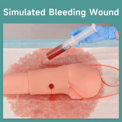 Wearable Bullet Wound Arm Sleeve for Bleeding Control