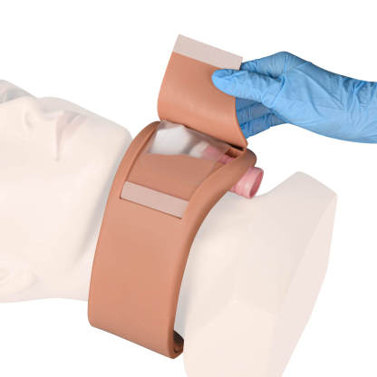 Wearable Cricothyrotomy Task Trainer - Realistic Neck Simulation Model