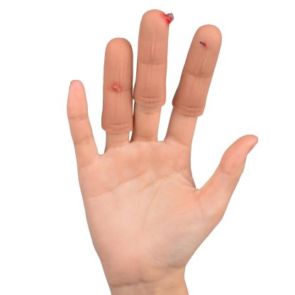 Wearable Finger Foreign Object Wound Simulation Trainer