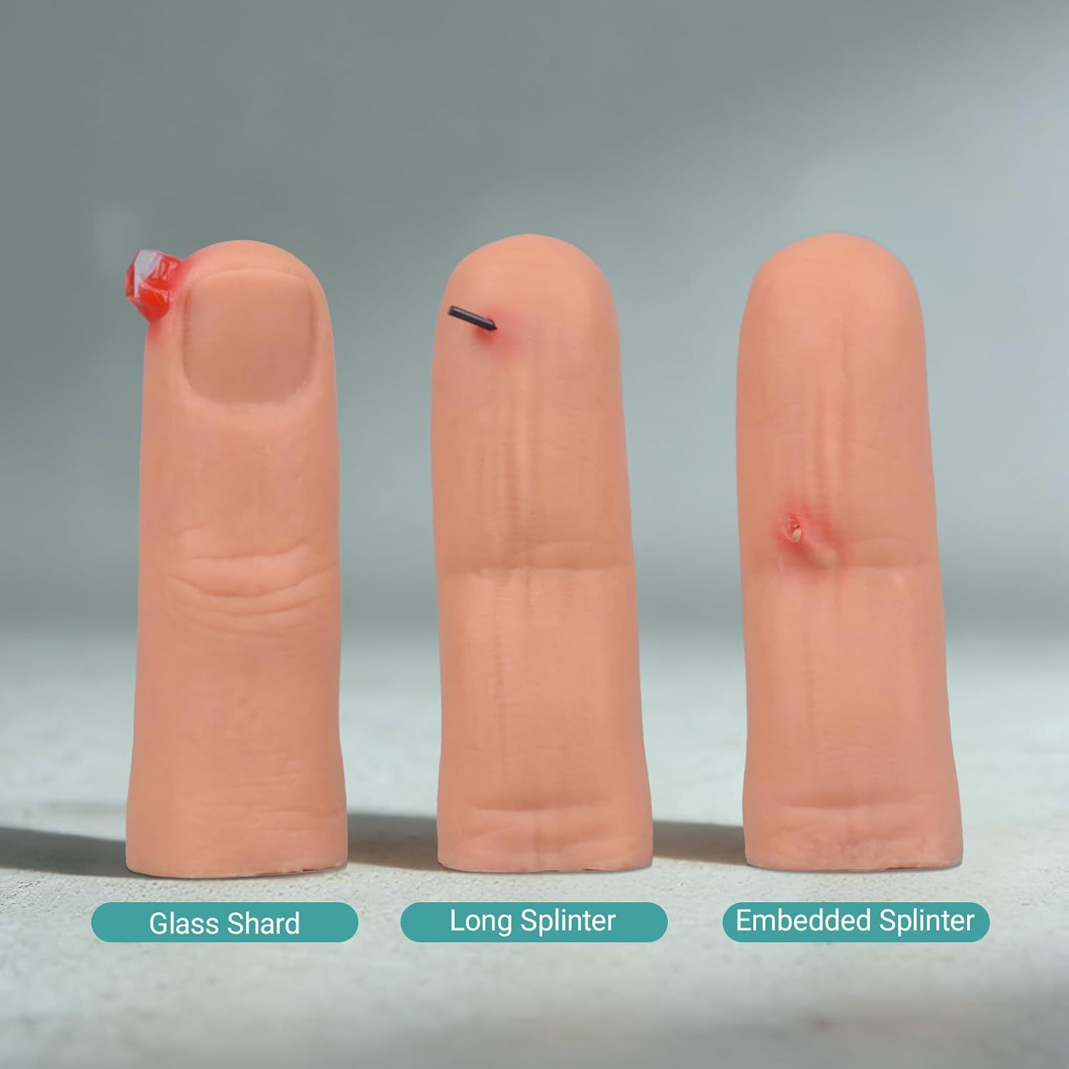 Wearable Finger Foreign Object Wound Simulation Trainer