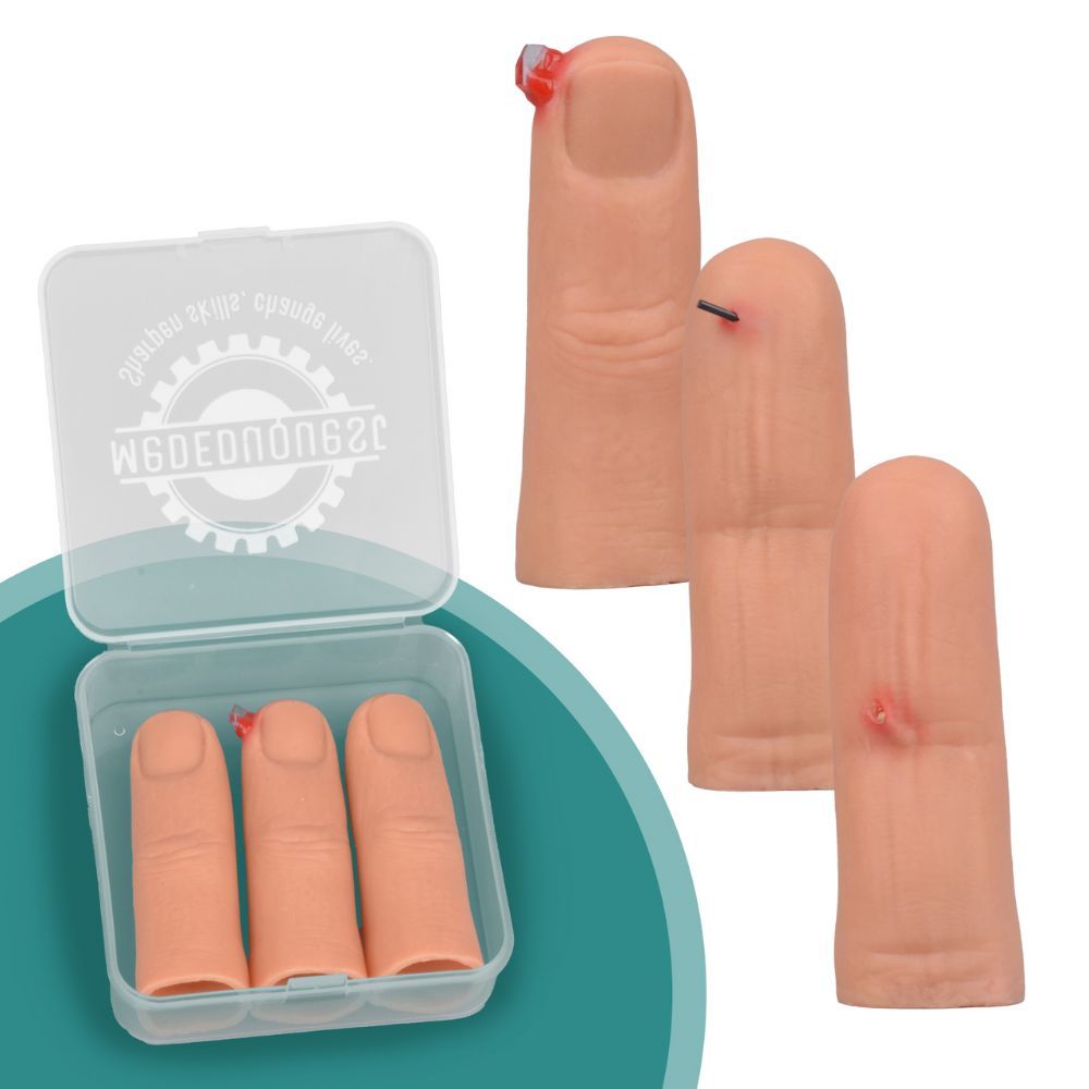 Wearable Finger Foreign Object Wound Simulation Trainer