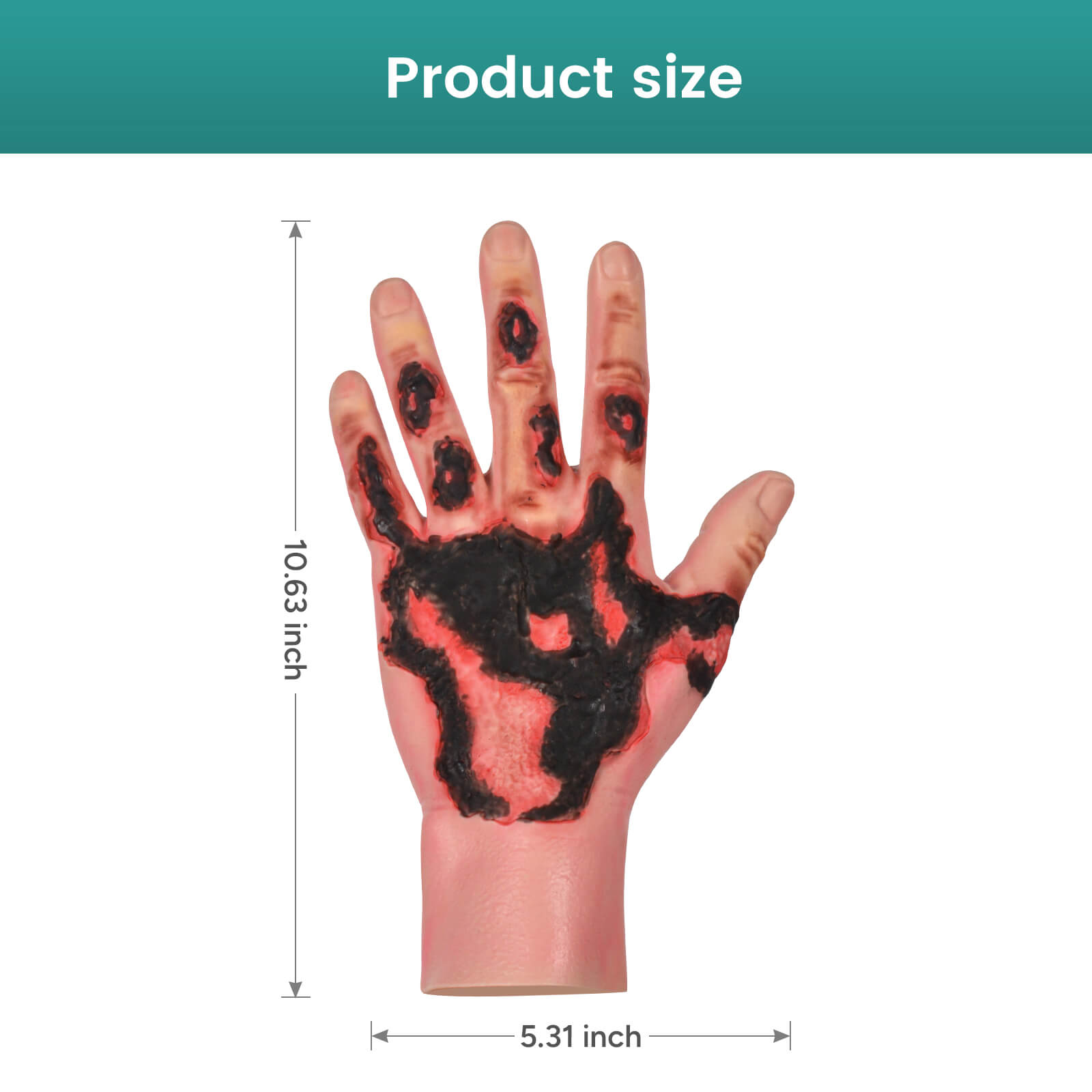Wearable Hand Burn Moulage
