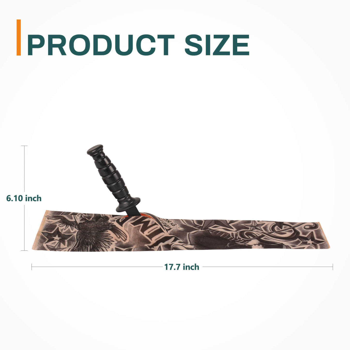 Wearable Knife Wound Sleeve Size