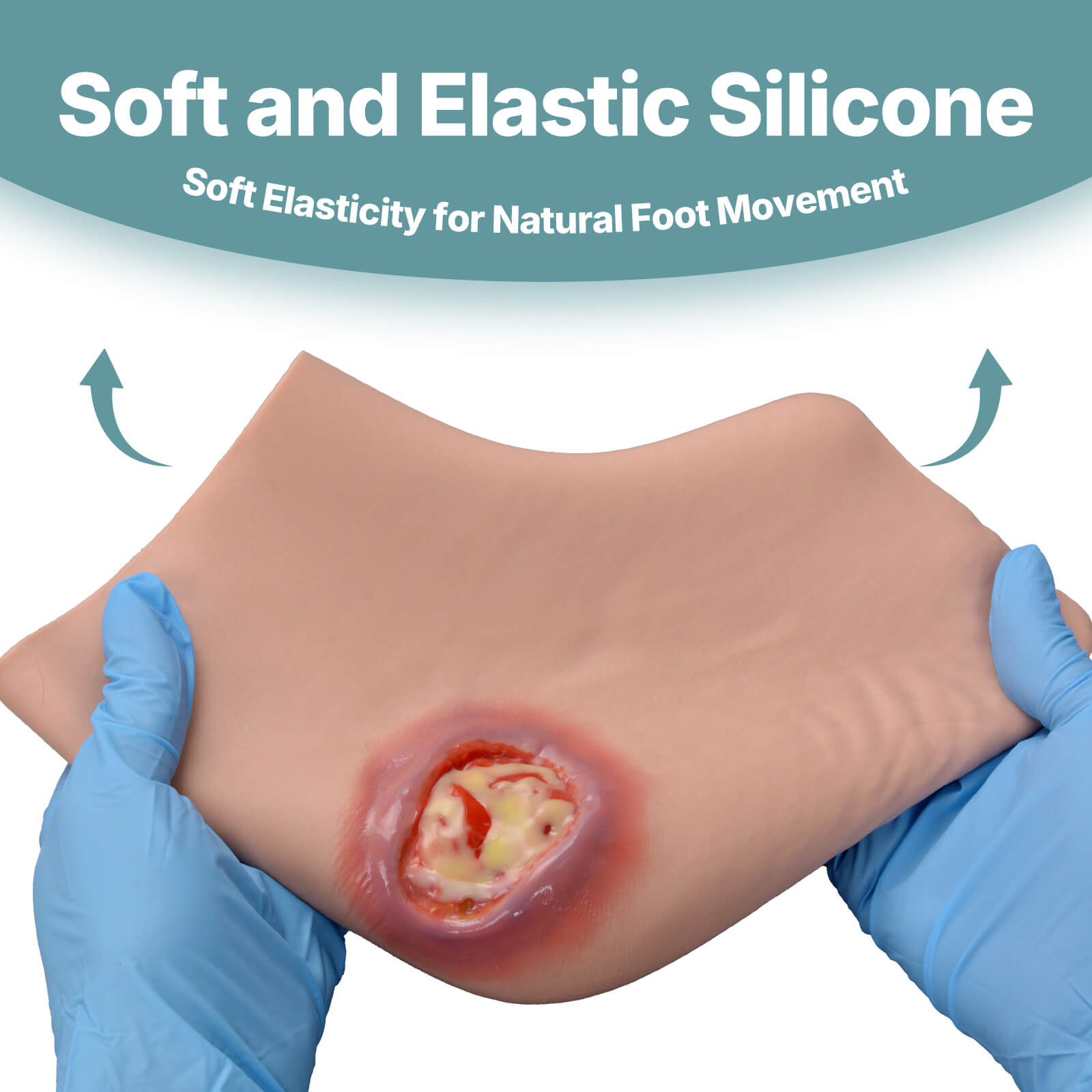 Heel Ulcer Wound Care Trainer (Foot Sleeve)