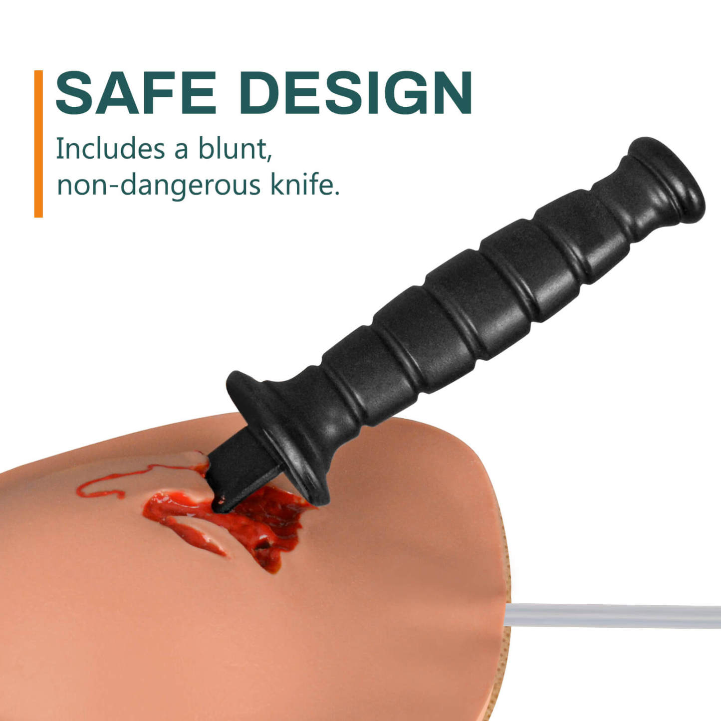 Wearable Knife Wound Packing Trainer