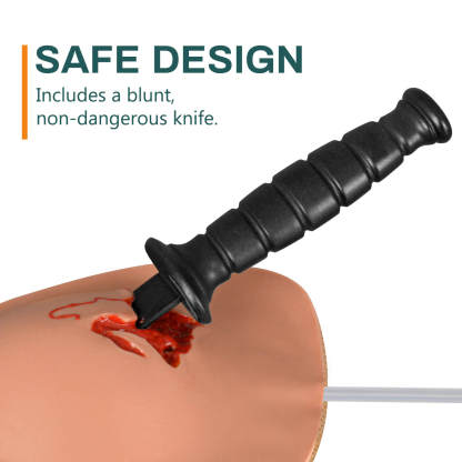 Wearable Knife Wound Packing Trainer