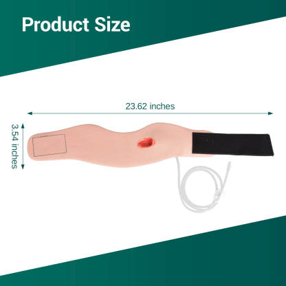 Wearable Neck Gunshot Wound Packing Trainer Kit