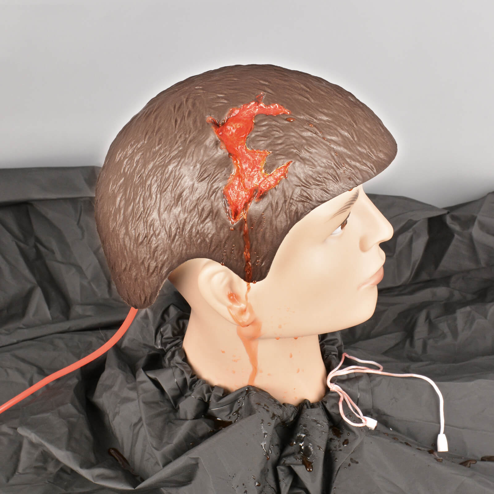 Wearable Open Scalp Wound Care Training Kit