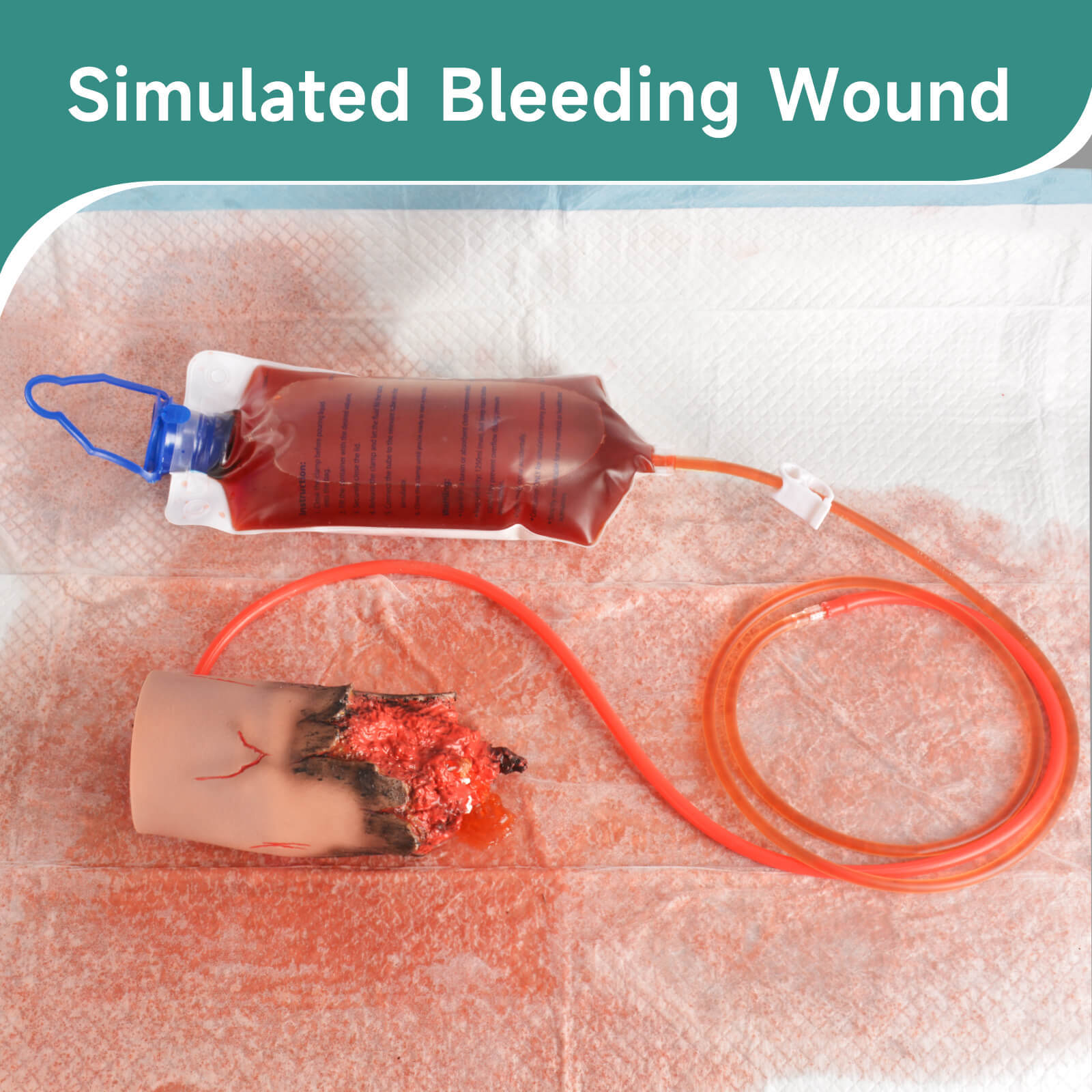 Wearable Severed Arm Trauma Model for Bleeding Control