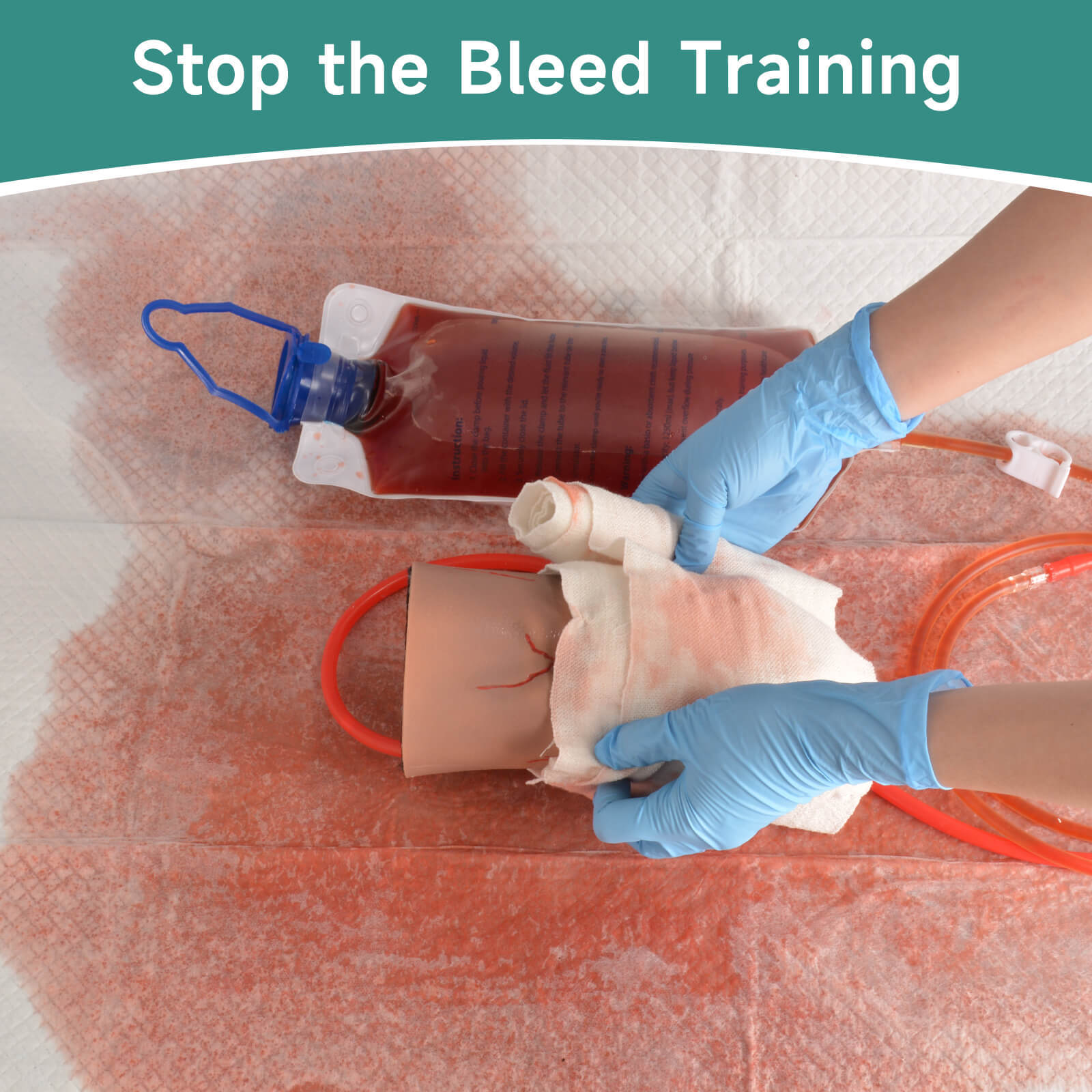 Wearable Severed Arm Trauma Model for Bleeding Control