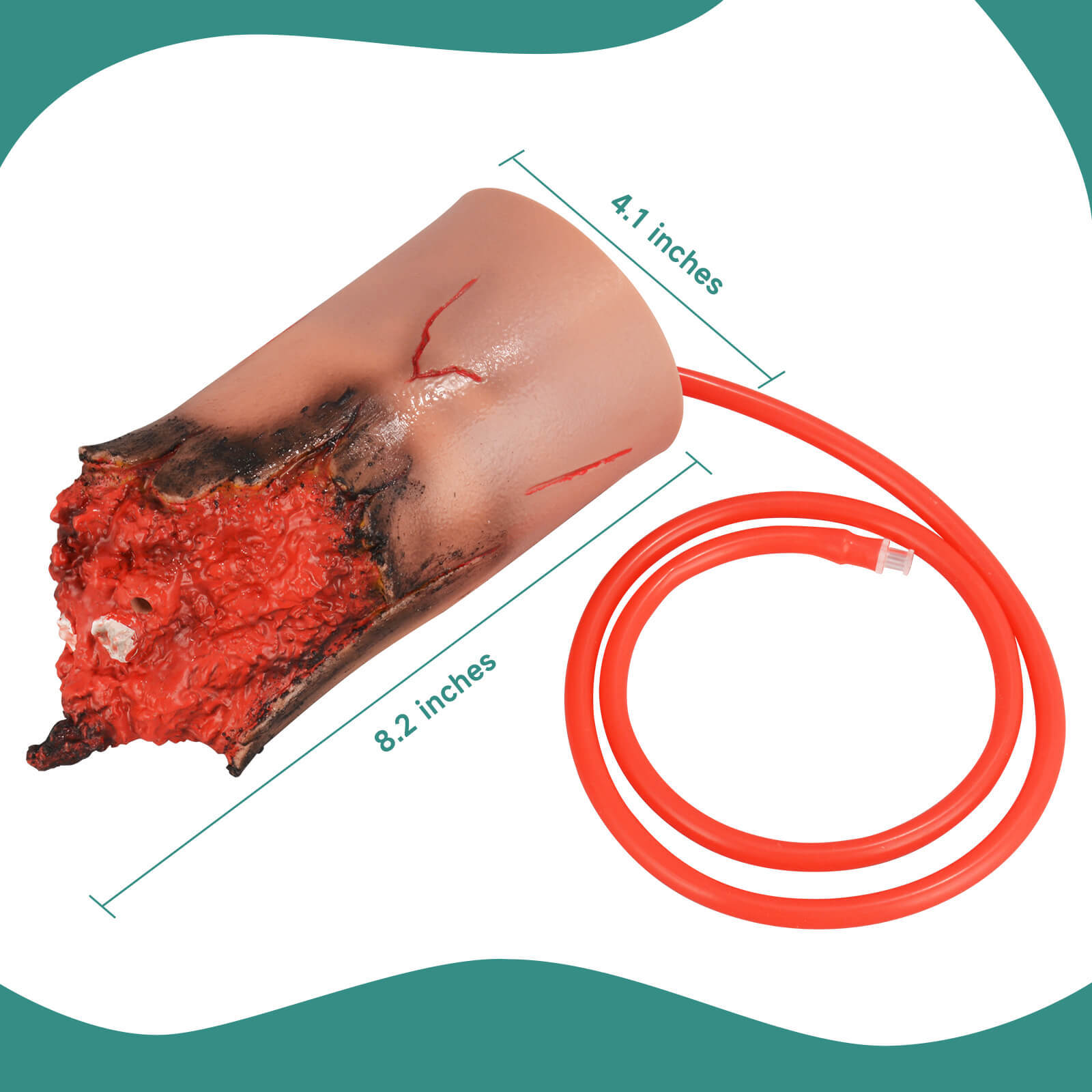 Wearable Severed Arm Trauma Model for Bleeding Control