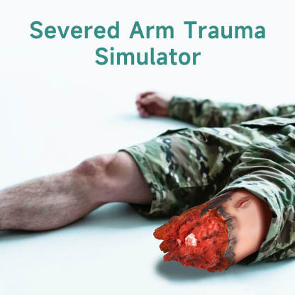 Wearable Severed Leg Trauma Model for Hemostasis Training