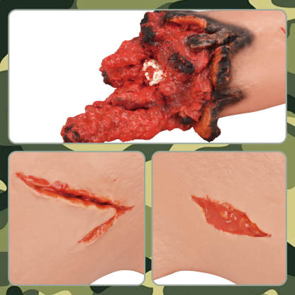 Wearable Tourniquet Wound Packing Right Arm Trainer Kit