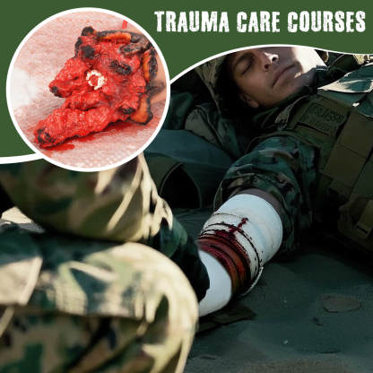 Wearable Tourniquet Wound Packing Right Arm Trainer Kit