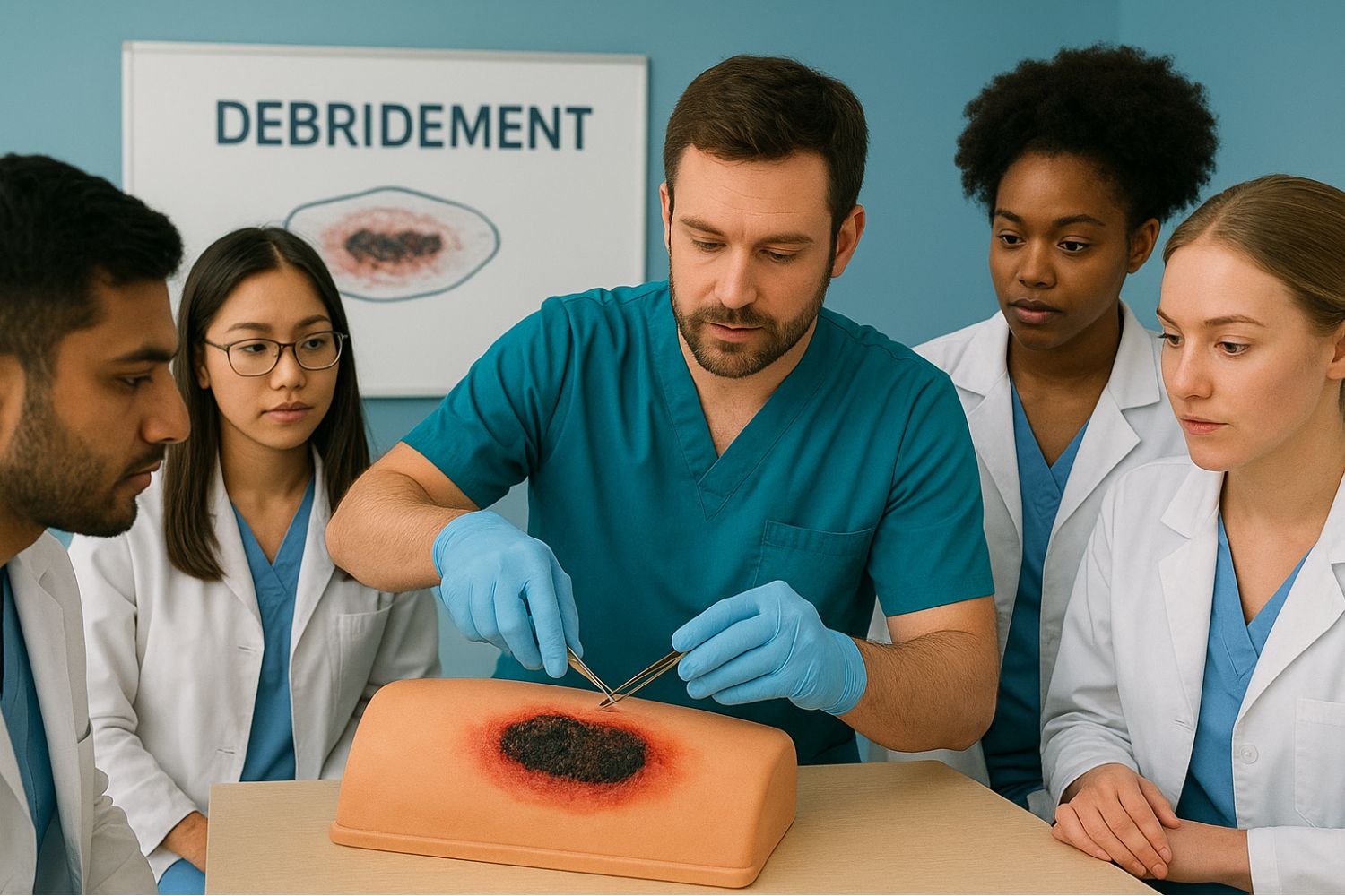 Wound Necrosis and Debridement