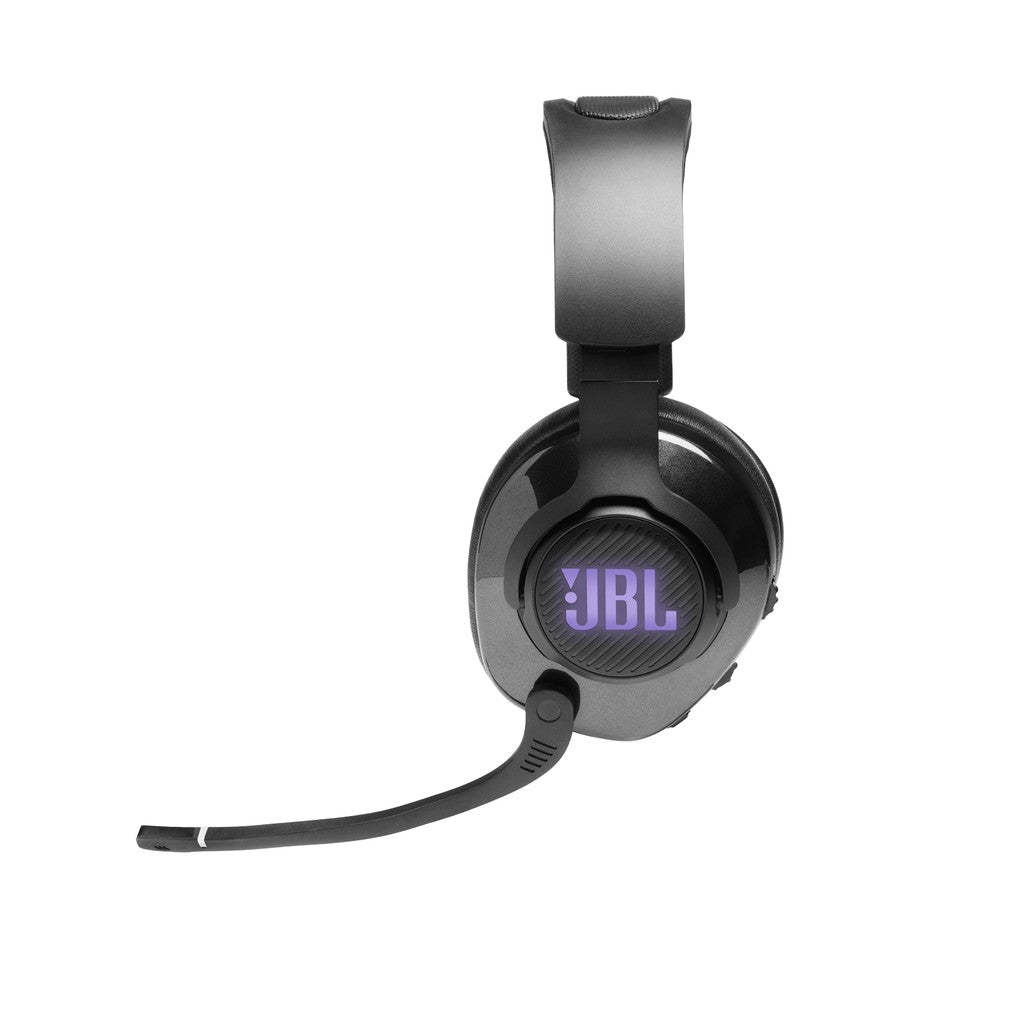JBL Quantum 400 USB Over-Ear Gaming Headset with Game-Chat Balance Dial Features