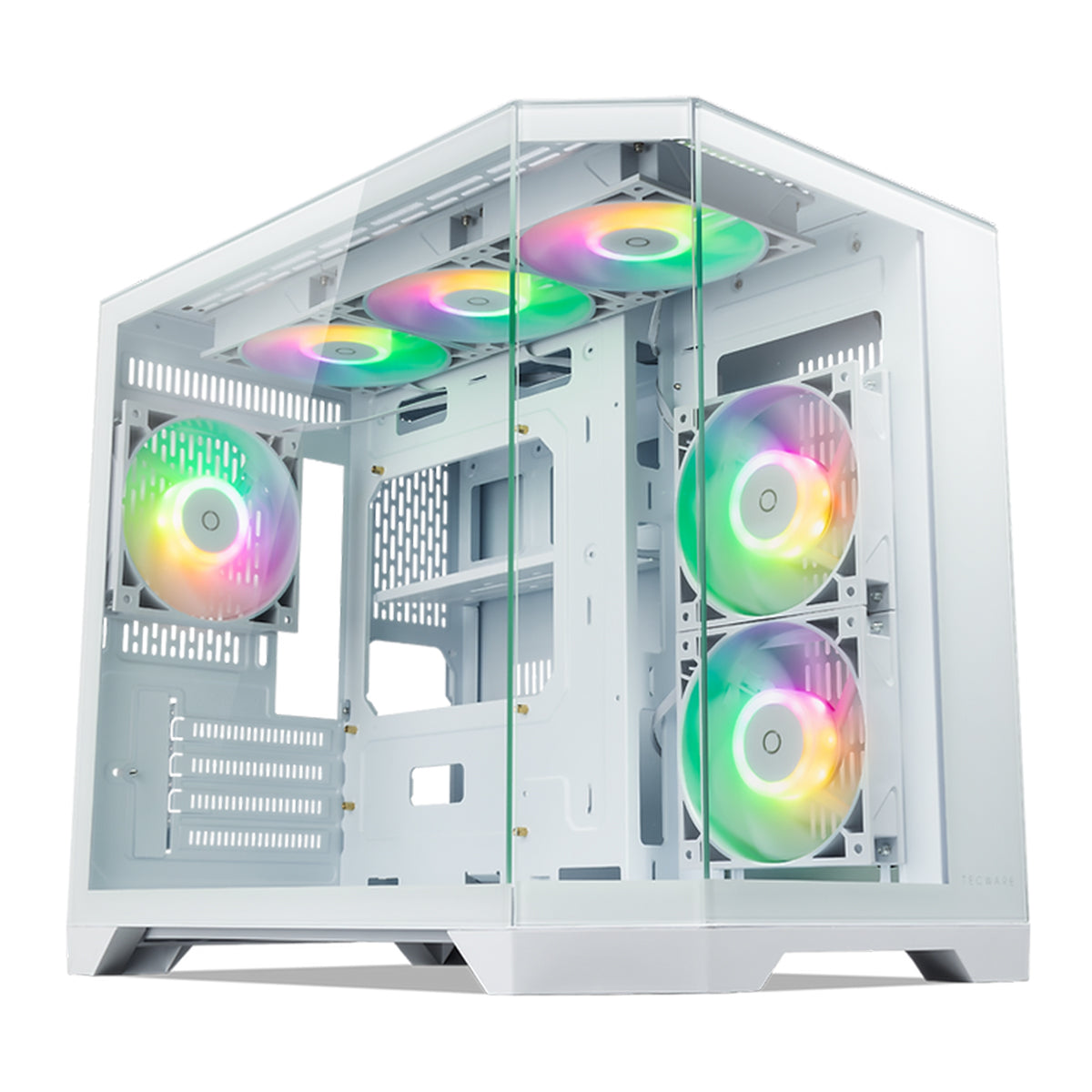 TECWARE VX TRINITY M Black / White Micro ATX (mATX) Gaming PC Case