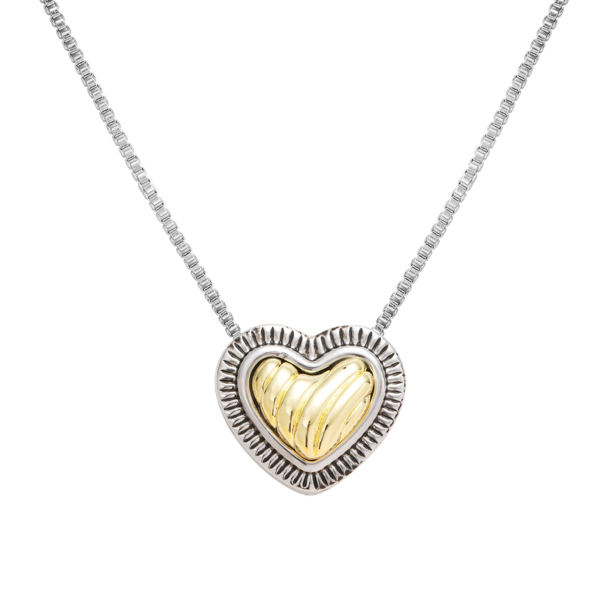 Heart Pendant Necklace 40cm+5cm Elegance Valentine's Day Anniversary Jewelry Gift for Women