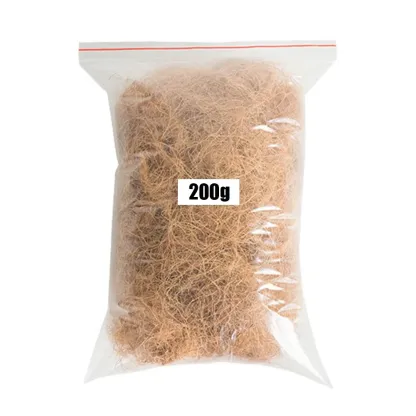 100/200g Natural Coconut Husk Fiber Flowerpot Cover Insect-proof Protect Flower Plant Soil Keep Warm Reptil Bird Nest Garden Sup