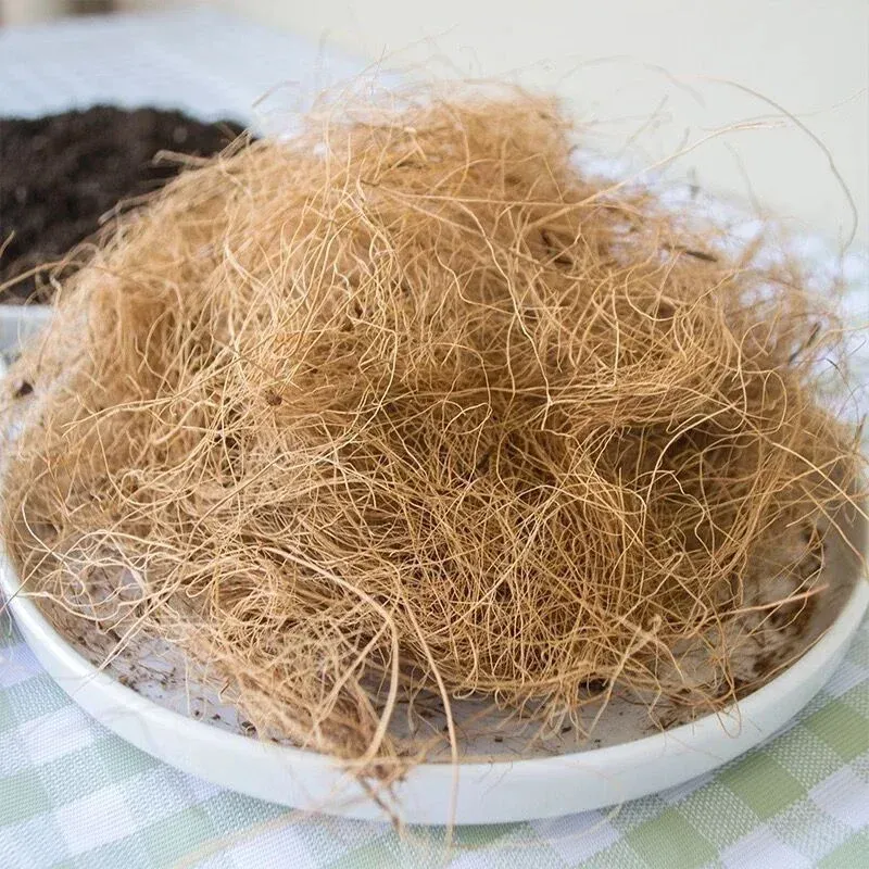 100/200g Natural Coconut Husk Fiber Flowerpot Cover Insect-proof Protect Flower Plant Soil Keep Warm Reptil Bird Nest Garden Sup