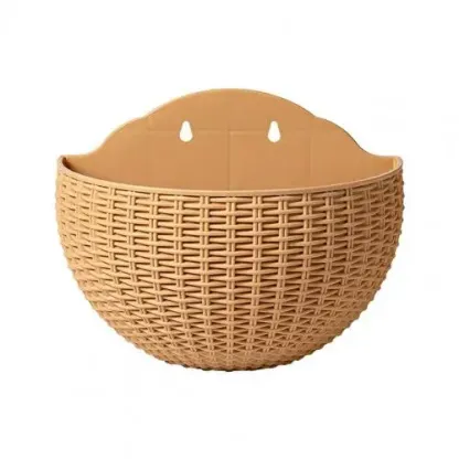 Flower Pot Exquisite Wall-mounted Plastic Wall Hanging Basket Flowerpot for Outdoor Garden Balcony Planter Bucket Home Decor New