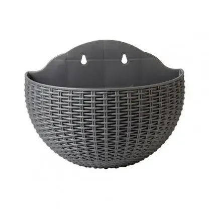 Flower Pot Exquisite Wall-mounted Plastic Wall Hanging Basket Flowerpot for Outdoor Garden Balcony Planter Bucket Home Decor New