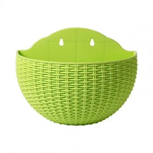 Flower Pot Exquisite Wall-mounted Plastic Wall Hanging Basket Flowerpot for Outdoor Garden Balcony Planter Bucket Home Decor New