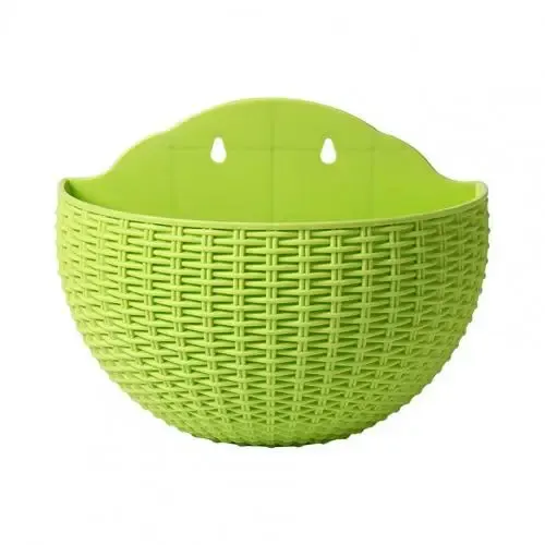 Flower Pot Exquisite Wall-mounted Plastic Wall Hanging Basket Flowerpot for Outdoor Garden Balcony Planter Bucket Home Decor New