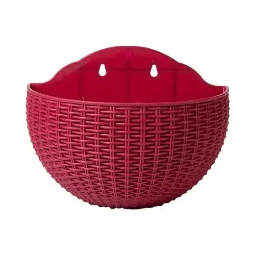Flower Pot Exquisite Wall-mounted Plastic Wall Hanging Basket Flowerpot for Outdoor Garden Balcony Planter Bucket Home Decor New