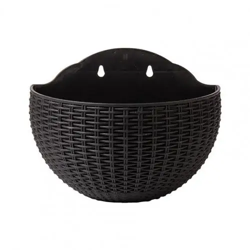 Flower Pot Exquisite Wall-mounted Plastic Wall Hanging Basket Flowerpot for Outdoor Garden Balcony Planter Bucket Home Decor New