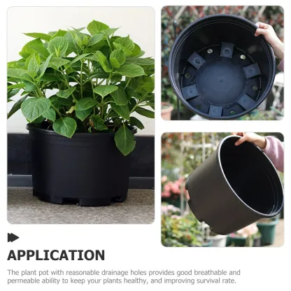 2 Stück große Pflanzer Untertassen für draußen Orchidee Topf Töpfe Kunststoff Blume Baumschule Hortensie Pflanzung Pflanzer Pflanzen Garten