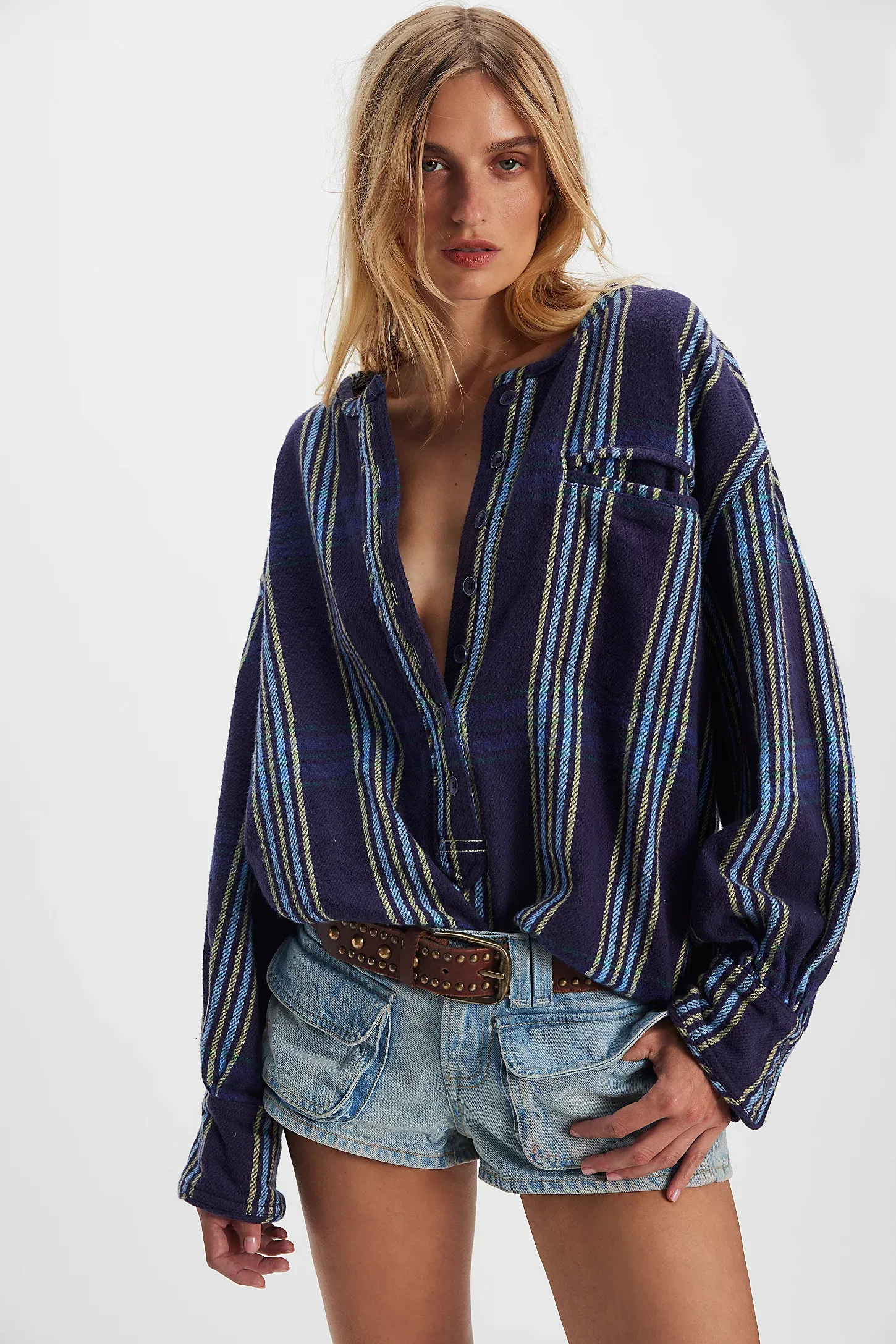 Free Perfect In Plaid Pullover