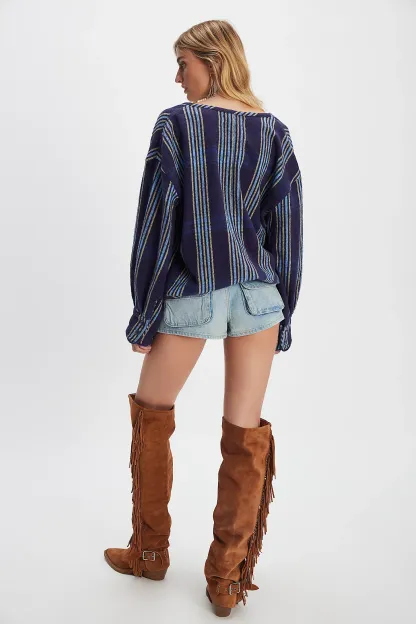 Free Perfect In Plaid Pullover