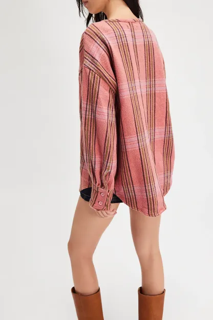 Free Perfect In Plaid Pullover