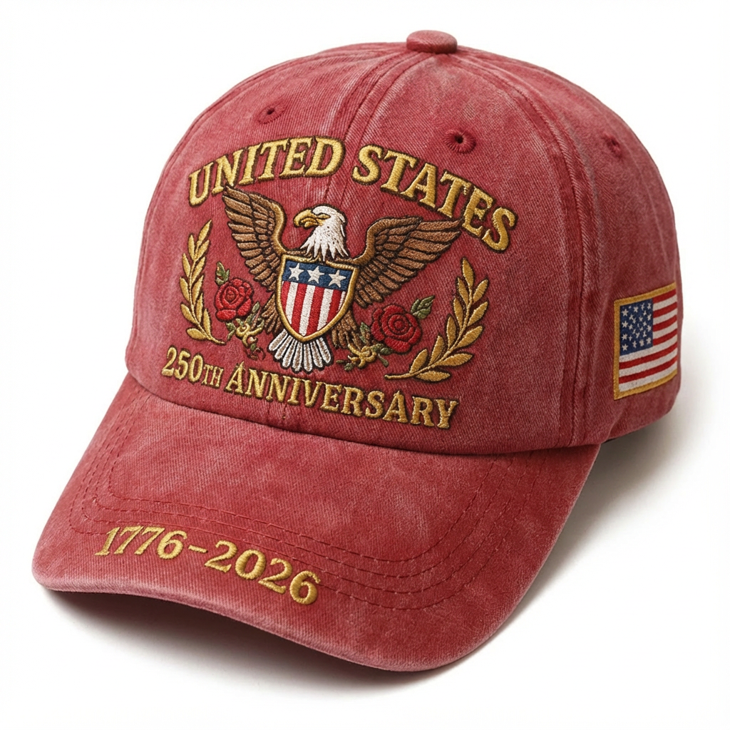 🦅Eagle & Liberty – United States 250th Anniversary Hat(Breathable & Lightweight Comfort & Unisex Fit)