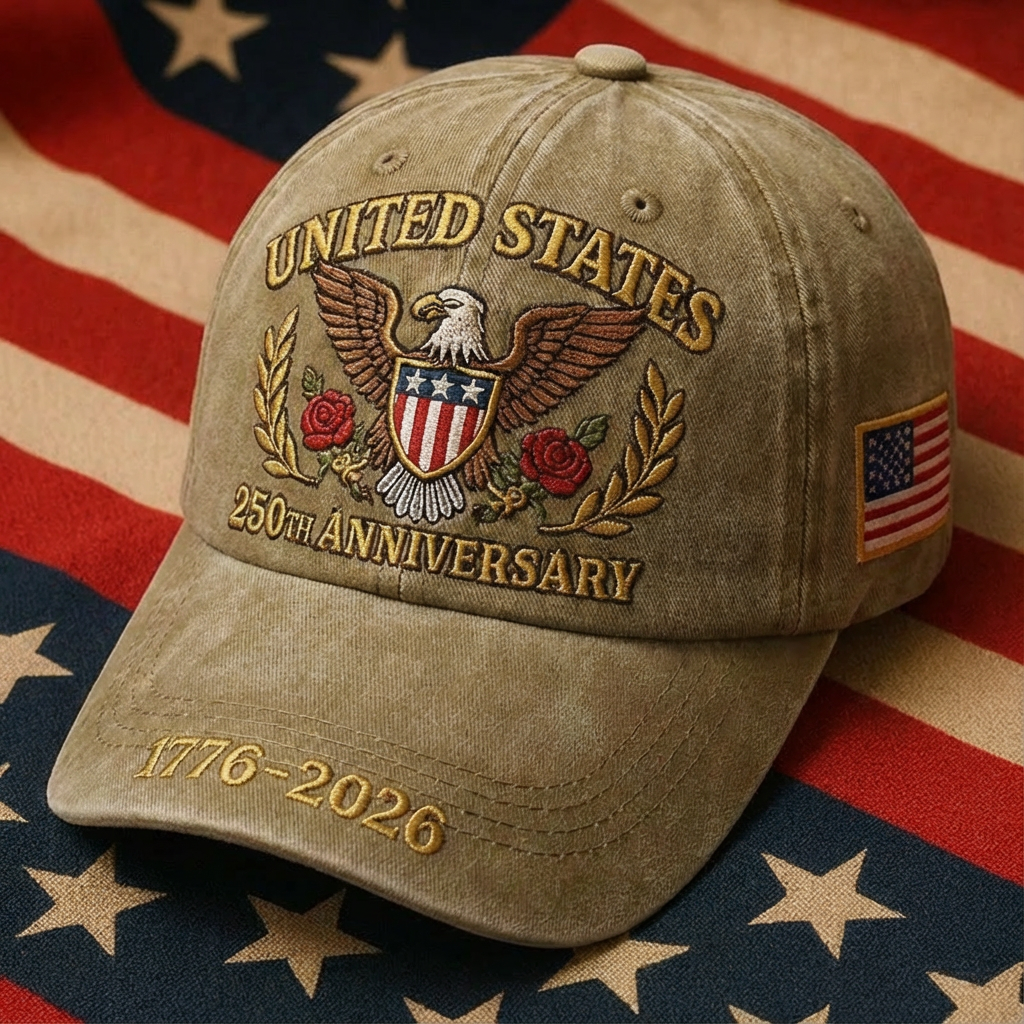 🦅Eagle & Liberty – United States 250th Anniversary Hat(Breathable & Lightweight Comfort & Unisex Fit)