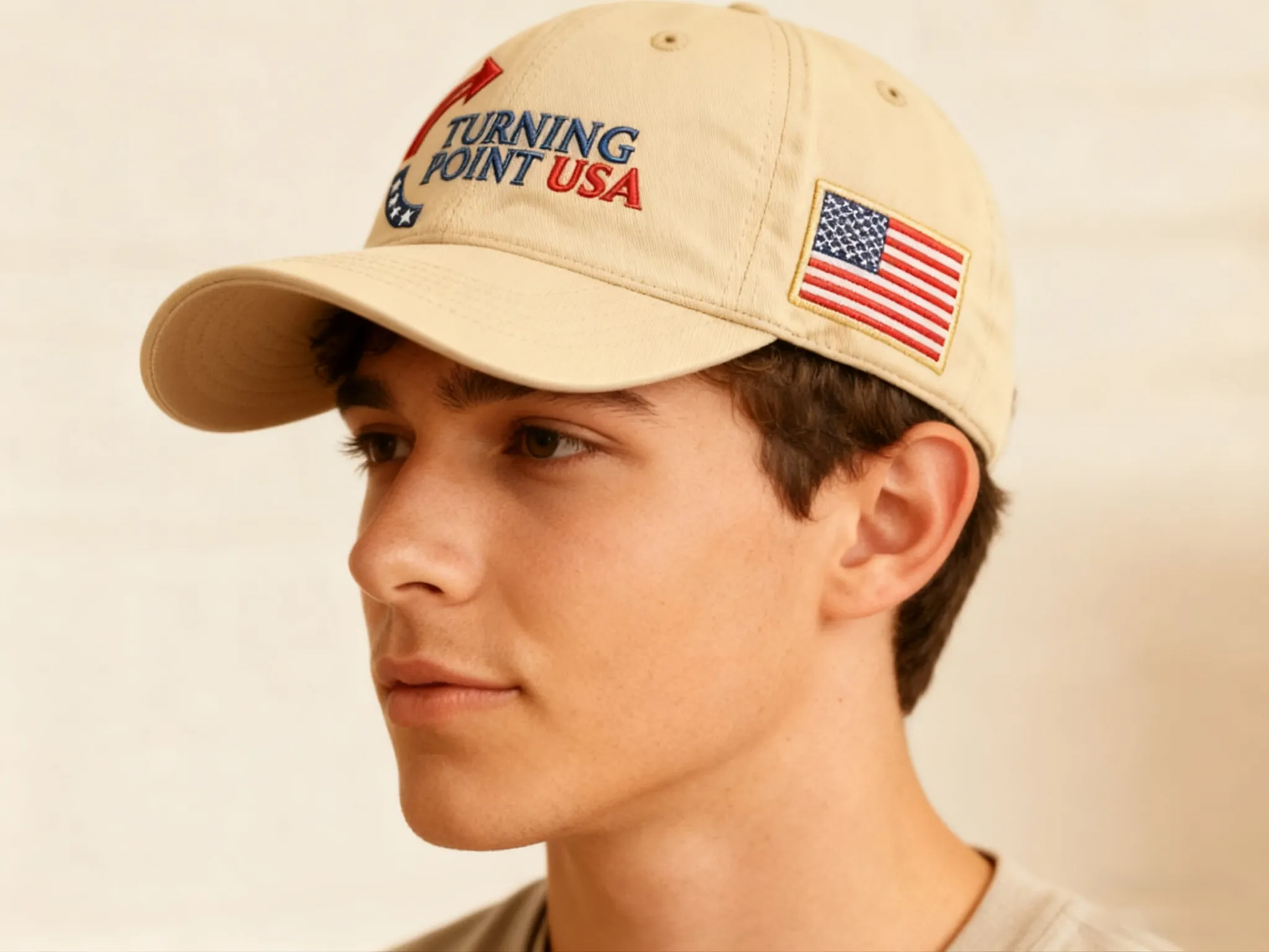 Retro Turning Point Action Print Baseball Cap