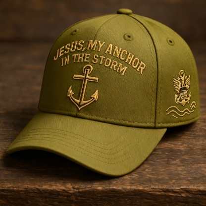 🔥Last Day 49% OFF - Jesus My Anchor In The Storm Casual Baseball Cap