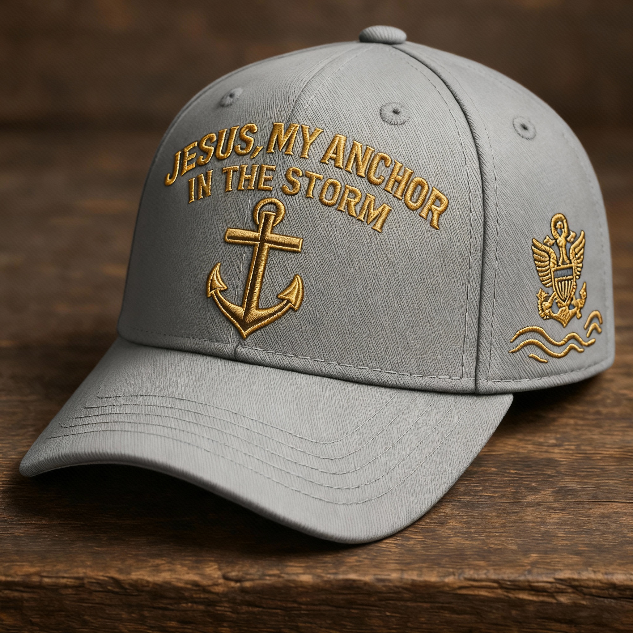 🔥Last Day 49% OFF - Jesus My Anchor In The Storm Casual Baseball Cap