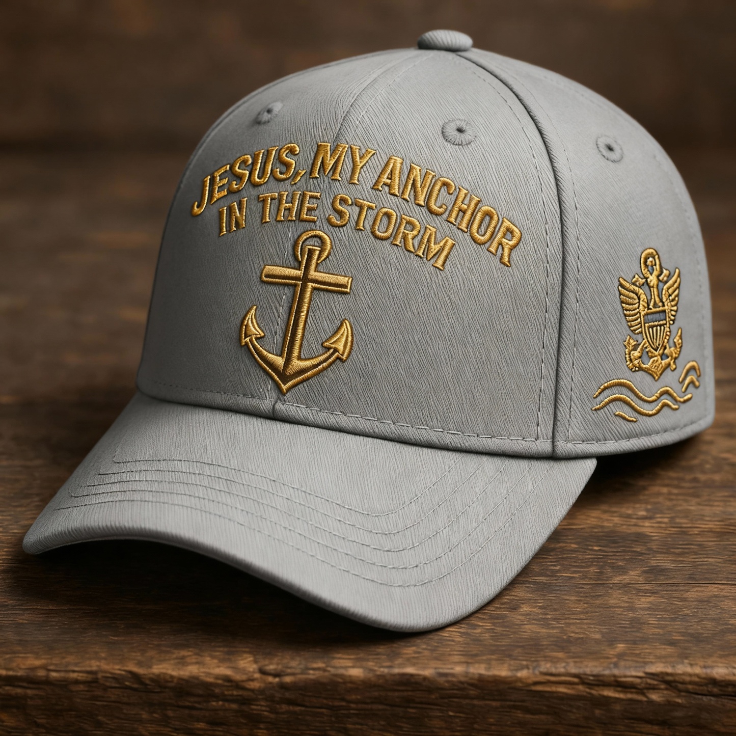 🔥Last Day 49% OFF - Jesus My Anchor In The Storm Casual Baseball Cap