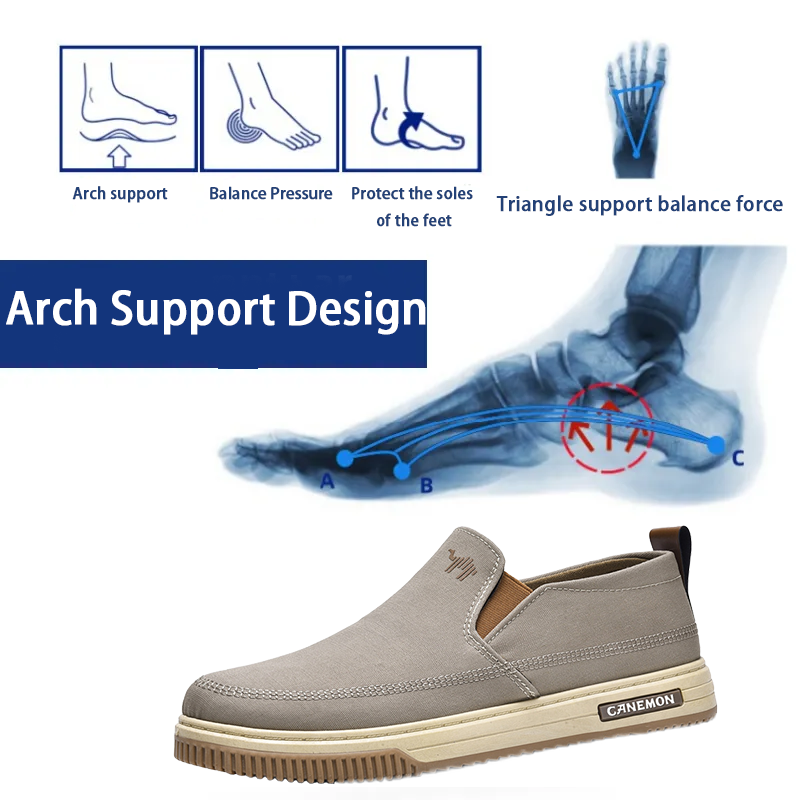 Men's Summer Breathable Arch Support Comfort Loafers