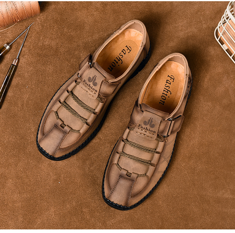 Last Day 50% OFF🔥Men's new wear-resistant low-top British style shoes