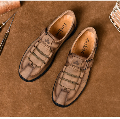 Last Day 50% OFF🔥Men's new wear-resistant low-top British style shoes