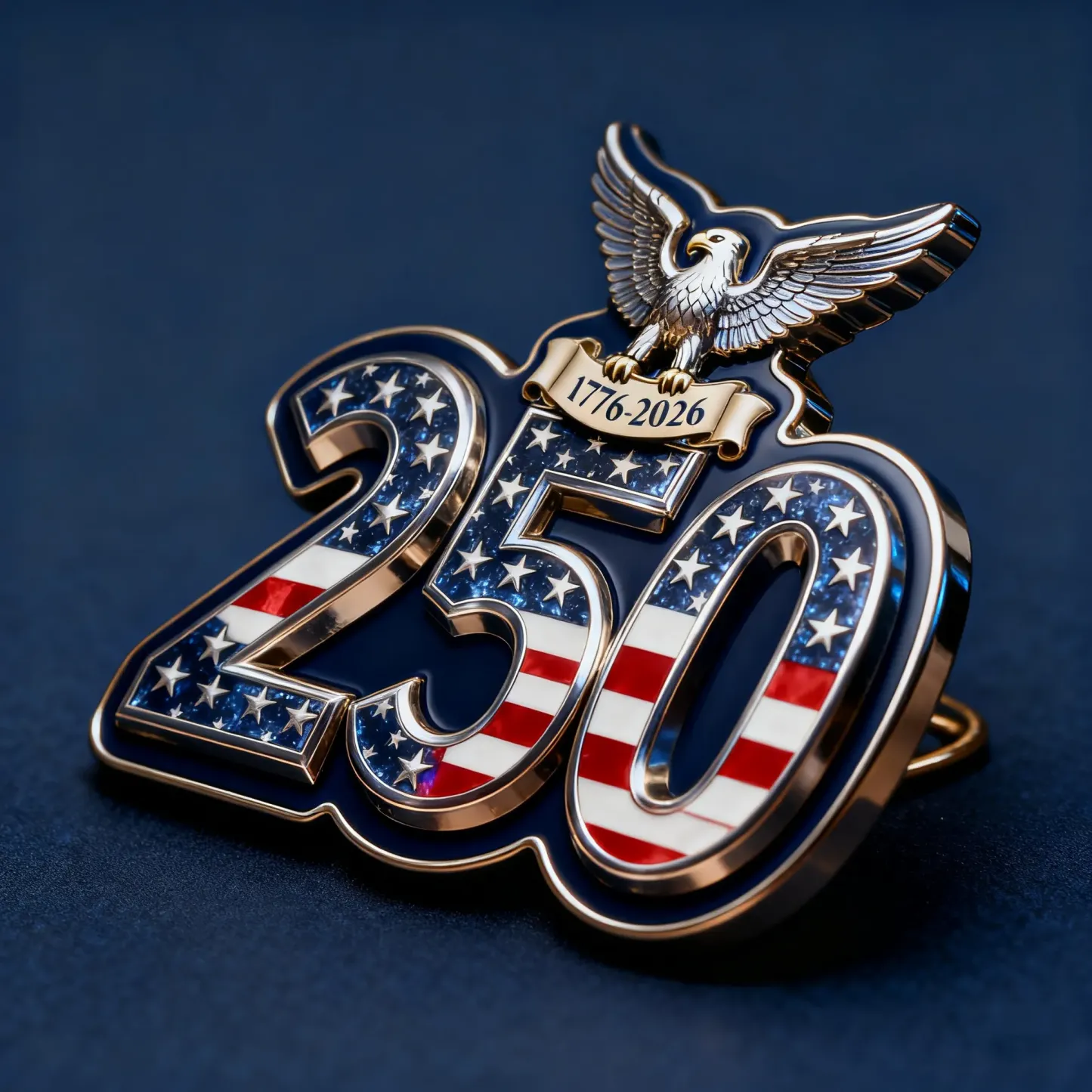 🇺🇸 250th Anniversary Commemorative Brooch
