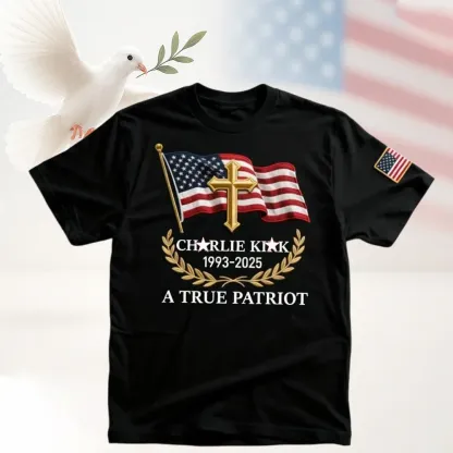 ✝️ A True Patriot Memorial T-shirt 🕯️
