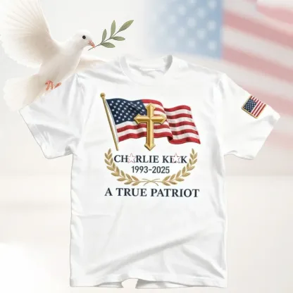 ✝️ A True Patriot Memorial T-shirt 🕯️