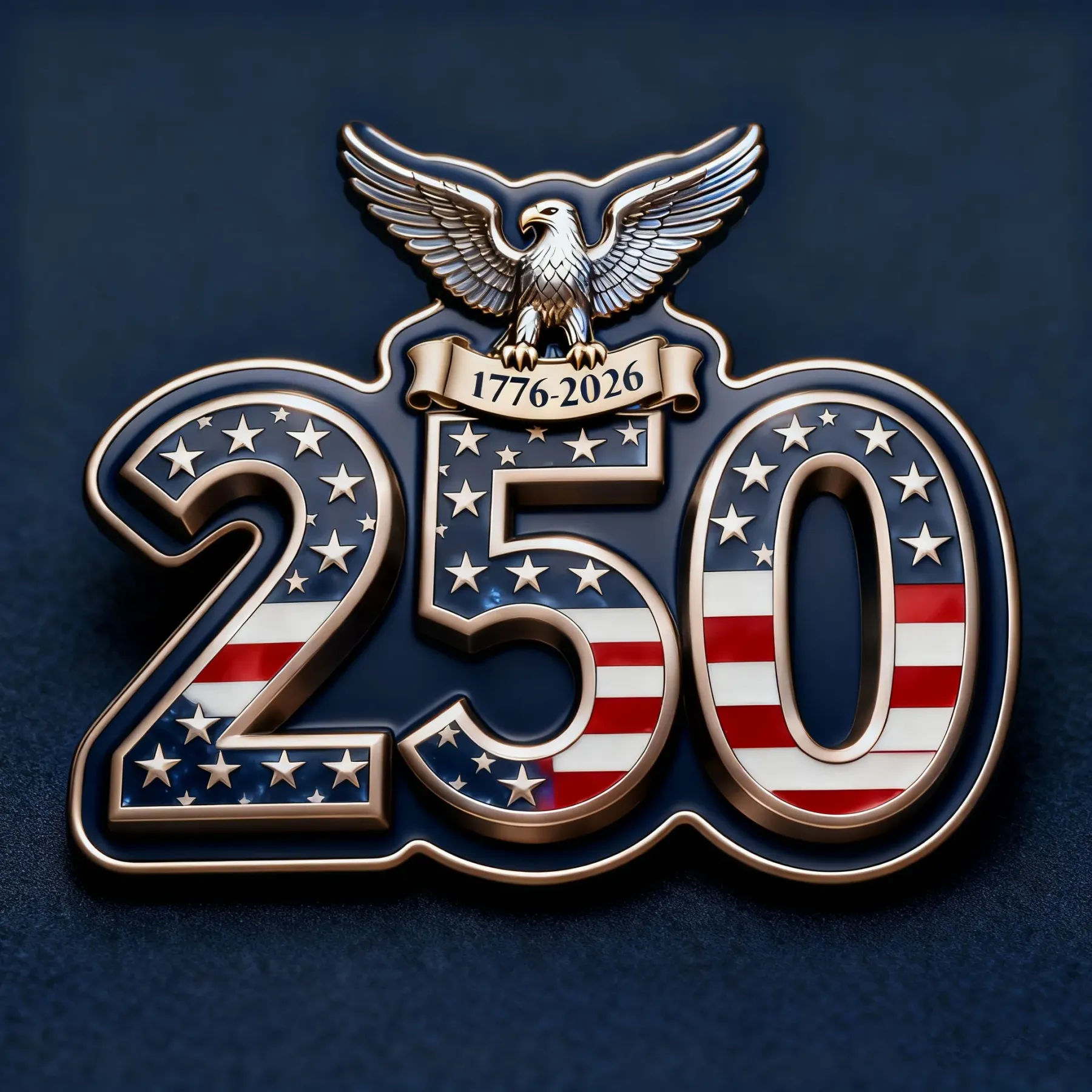 🇺🇸 250th Anniversary Commemorative Brooch